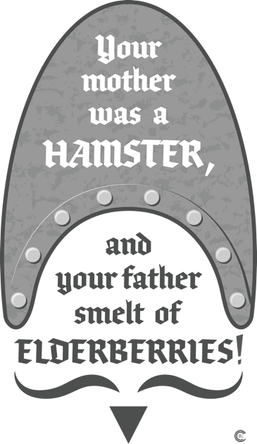 Your Mother Was A Hamster...! Kids T-Shirt by CuriousCurios