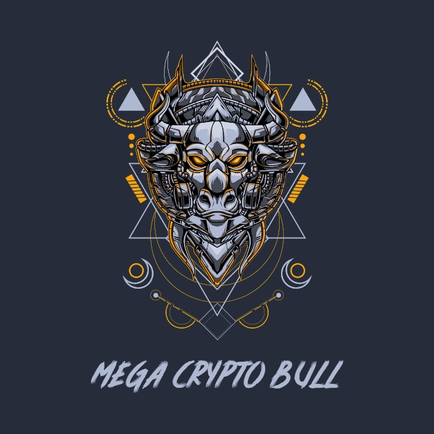 Mega crypto bull by Hardfork Wear