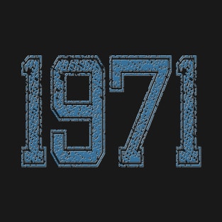 1971 Vintage Year Design Clothing T-Shirt