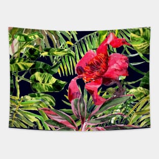 Seamless tropical flower Tapestry