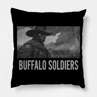 BUFFALO SOLDIERS - Solider Pillow