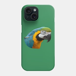 Blue and Gold Macaw Parrot Phone Case