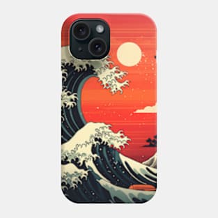 A sunny greeting from Ukishiro: An ocean symphony with endless waves and extraordinary land views Phone Case