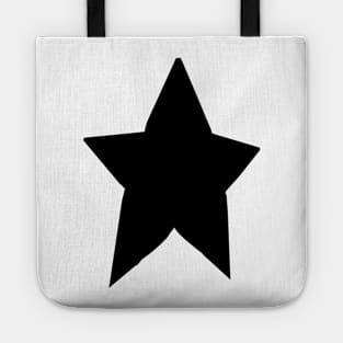 Minimal Chonk Black Star Tote