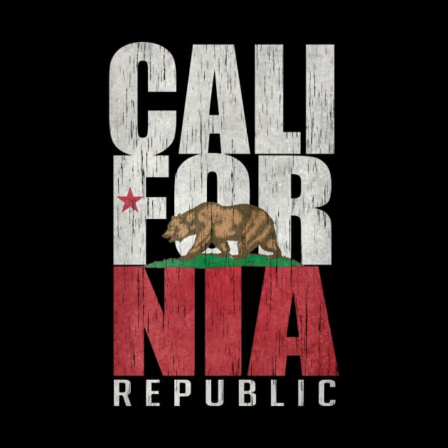 California Republic distressed design by Sterling