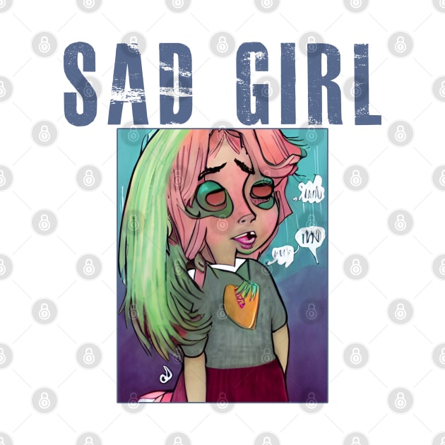 Sad Girl by lilmousepunk