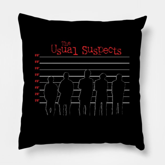 The Usual Suspects Pillow by Scar