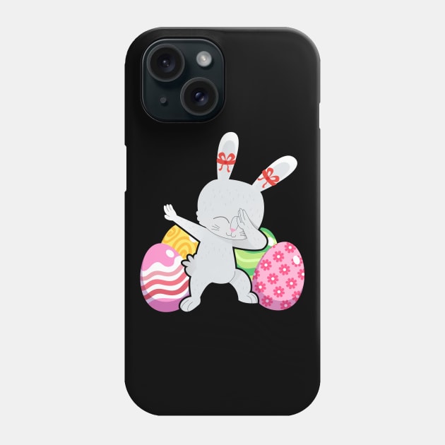 Dabbing Easter Bunny Phone Case by martinroj