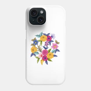 Watercolor Floral Art - Botanical Art Phone Case