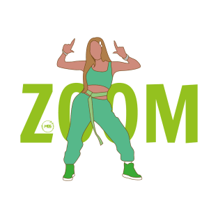 fanart silhouette of jessie in the zoom era T-Shirt