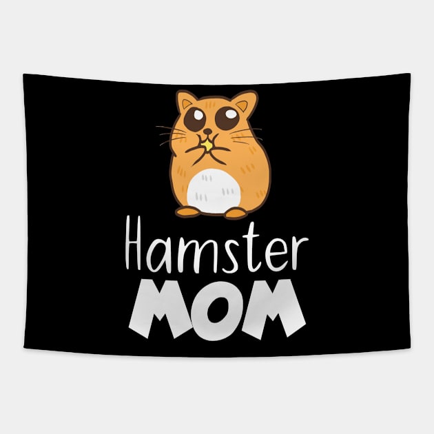 Pet Hamster mom Tapestry by maxcode