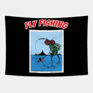 Fly Fishing Funny Fisherman Novelty Gift Tapestry