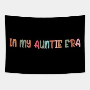 Retro In My Auntie Era Coloral Font Tapestry