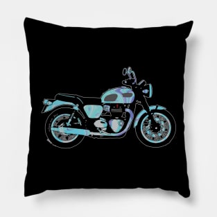 Bonneville T100 swirl Pillow