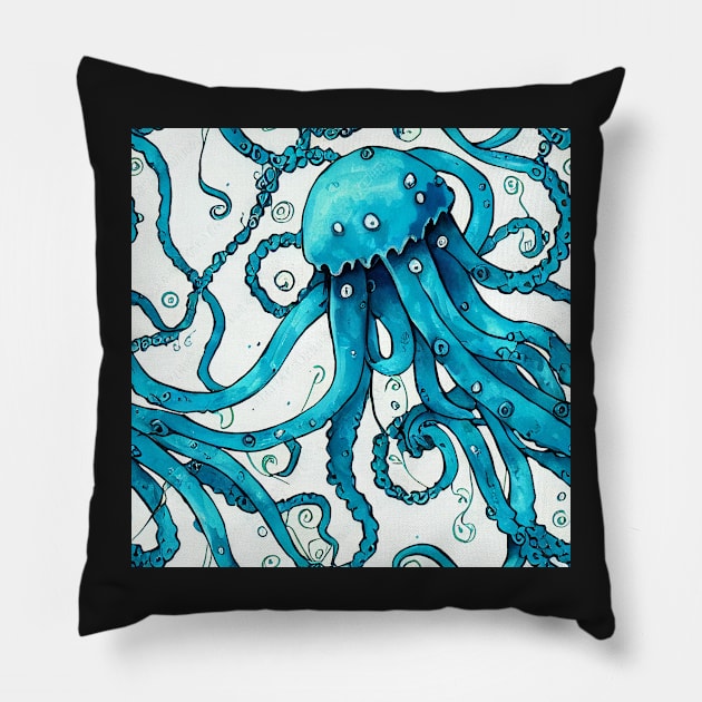 Tentacles Pillow by astrobunny