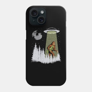 Funny Bigfoot And Alien Eating Tacos! Sasquatch Ufo Phone Case