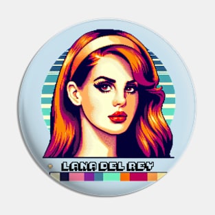 Lana Del Rey - Video Games (Black Letters) Pin