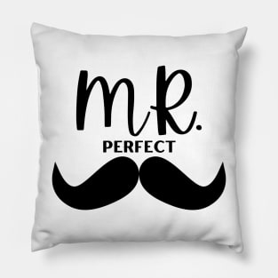 Mr. & Mrs. Valentine Design Pillow