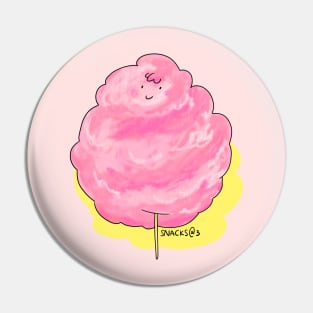 Fluffy pink cotton candy Pin