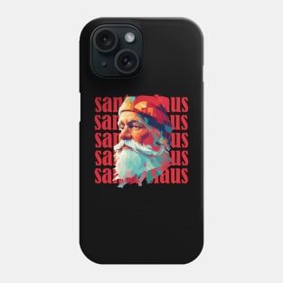 Santa Claus WPAP style Phone Case