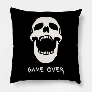 Game over, game over man, game over skull Pillow