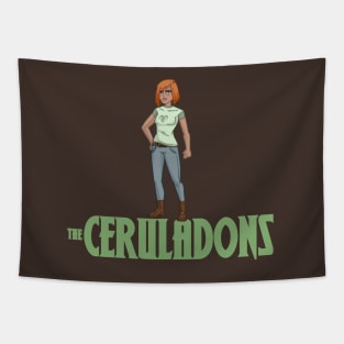 Ceruladons: Tenacious Lisa Tapestry