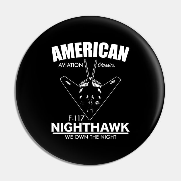 F-117 Nighthawk Pin by Tailgunnerstudios