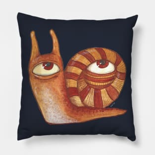 Eyeball Snail Pillow