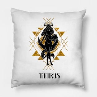 Taurus zodiac sign Pillow