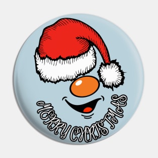 Funny Merry Christmas Santa magic is in the beard Pin
