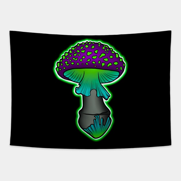 Fungi Perfection Tapestry by Inkoholic