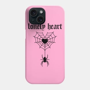 Lonely heart into web Phone Case