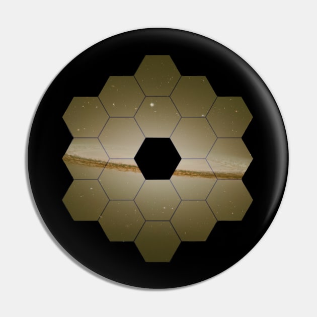 James Webb Telescope Pin by Scrap Heap Shop