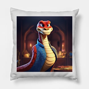 Cartoon Snake 2 Pillow