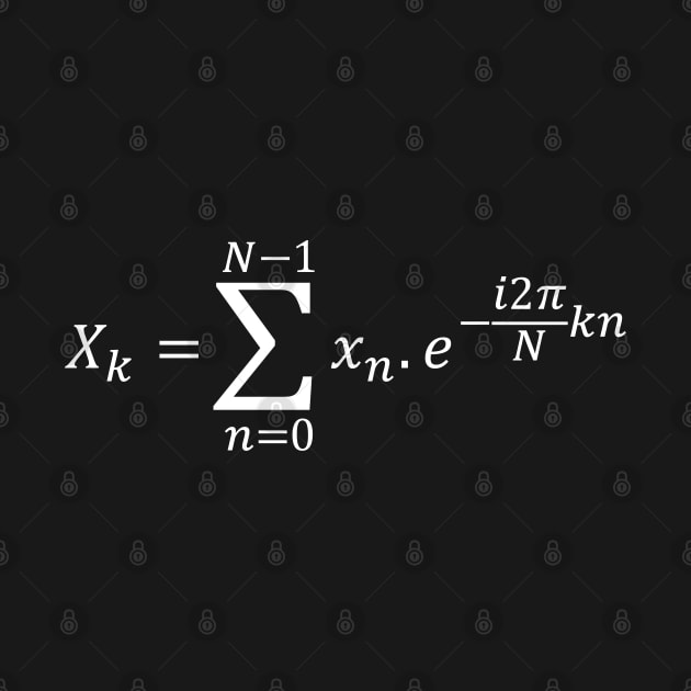 Discrete Fourier Transform Equation Math Basics by ScienceCorner