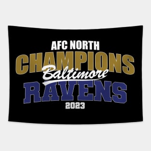 Ravens AFC North Champs Tapestry