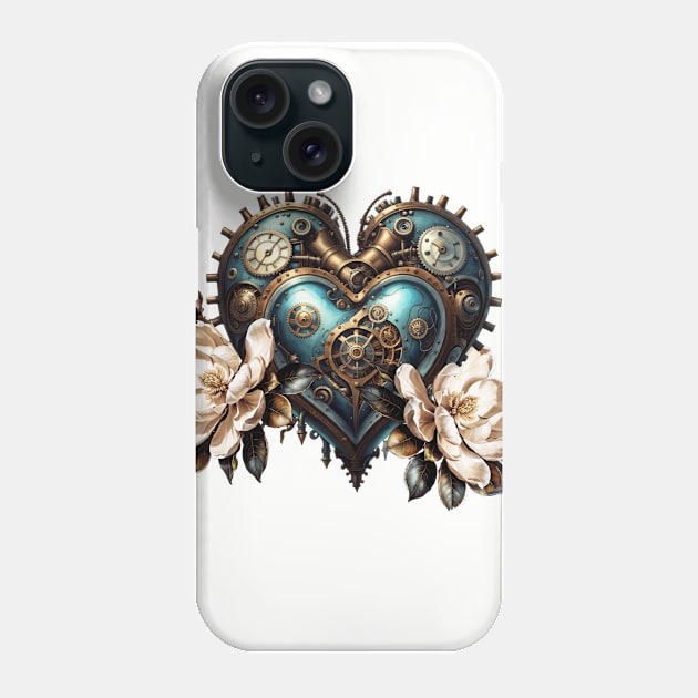 Wonderful steampunk heart Phone Case by Nicky2342