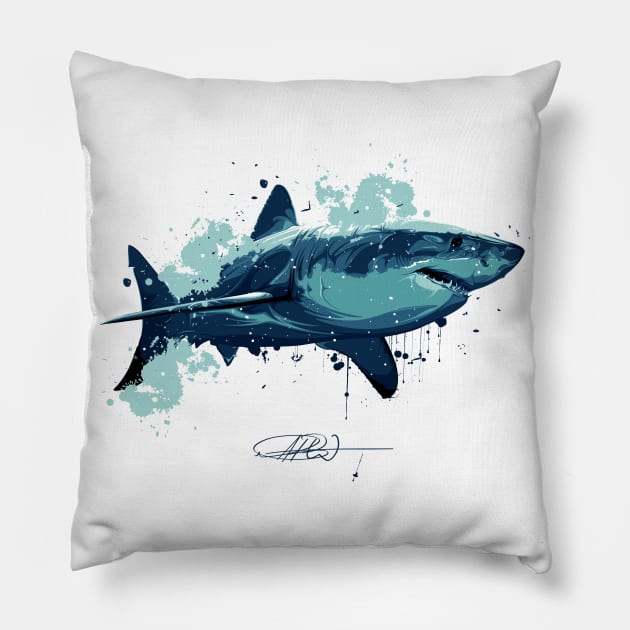 Apex Predator Pillow by Dark Wing Art