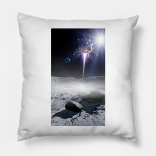 Apollo 11 Moon landing, artwork (C008/9286) Pillow