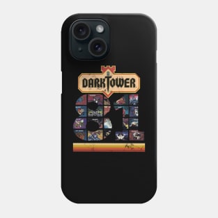 Distressed Dark Tower Board Game Retro Vintage 1981 Phone Case