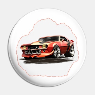 Street Rod Camaro Illustration - Image Pin