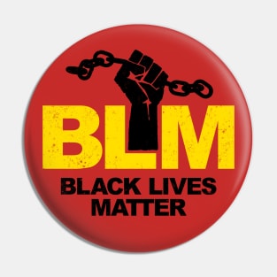 Black Lives Matter 2 (for Red Shirts) Pin