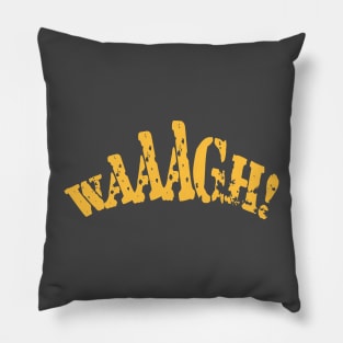 Waaagh - Gold Pillow