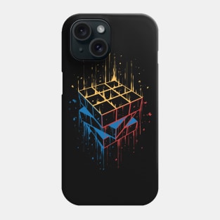 Rubik's Cube Ink Phone Case