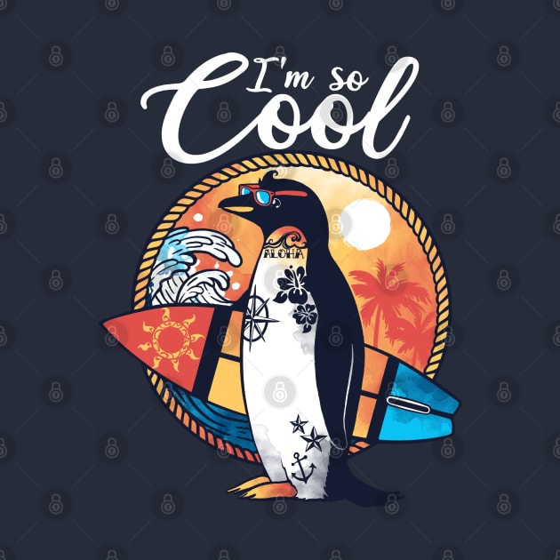 Cool penguin summer by NemiMakeit