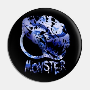 Monster skull Pin