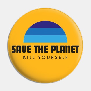 Save the Planet Pin