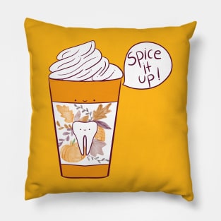 Pumpkin Spice Latte Molar Cup Pillow