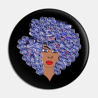 Natural Hair for Black Women Queen Curls 2 Pin
