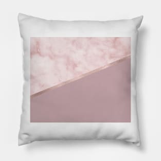 Marble on Blush Pillow